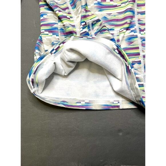 FILA SPORT 1/3 ZIP PULLOVER RUNNING JACKET Geometric Patterns SIZE S EUC - Picture 2 of 7